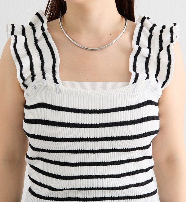  「フリルタンクニット」|ニット・セーター|