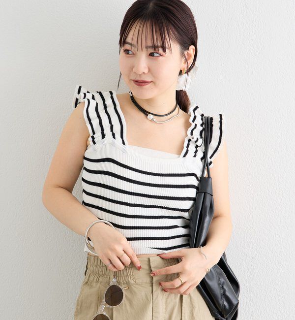  「フリルタンクニット」|ニット・セーター|