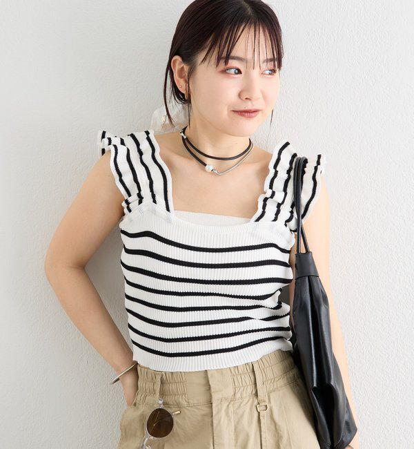  「フリルタンクニット」|ニット・セーター|