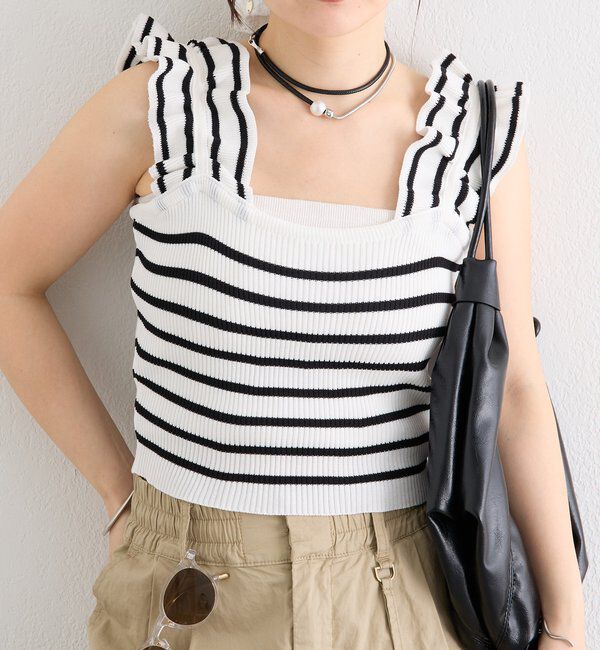  「フリルタンクニット」|ニット・セーター|