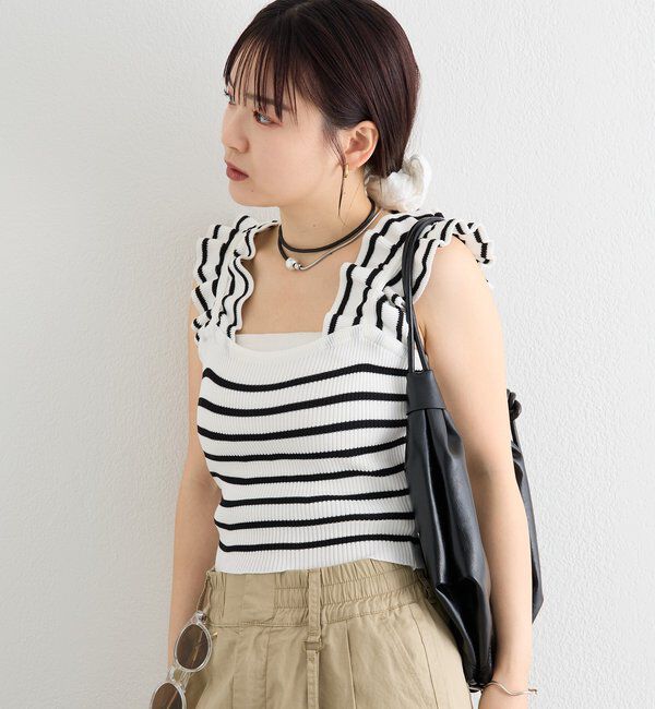  「フリルタンクニット」|ニット・セーター|