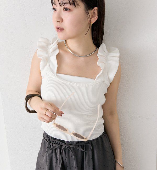  「フリルタンクニット」|ニット・セーター|