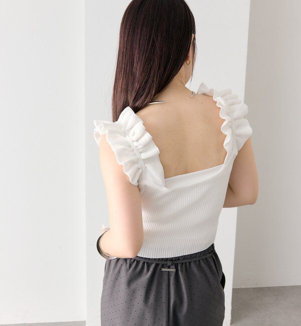  「フリルタンクニット」|ニット・セーター|