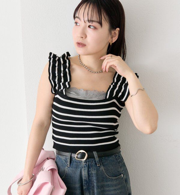  「フリルタンクニット」|ニット・セーター|