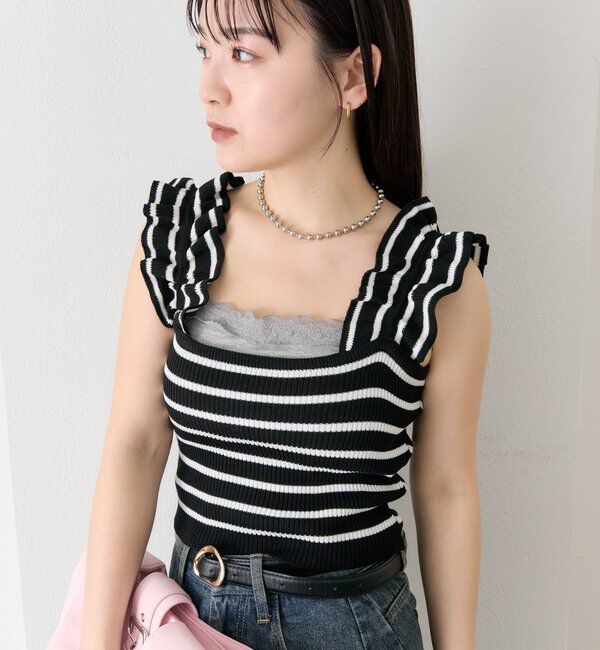  「フリルタンクニット」|ニット・セーター|