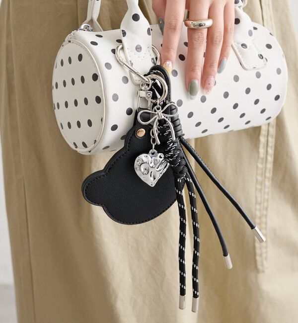  「ベアモチーフチャーム」|その他|ブラック