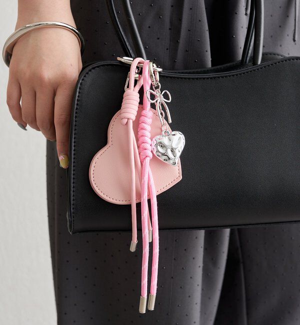  「ハートミラーチャーム」|その他|ピンク