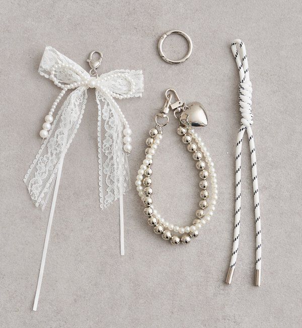  「リボンパールチャーム」|その他|