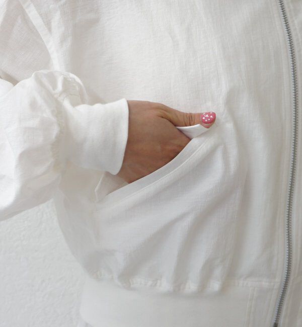  「【PUFRILL/パフリル】袖ギャザーブルゾン」|ベスト・ジレ|