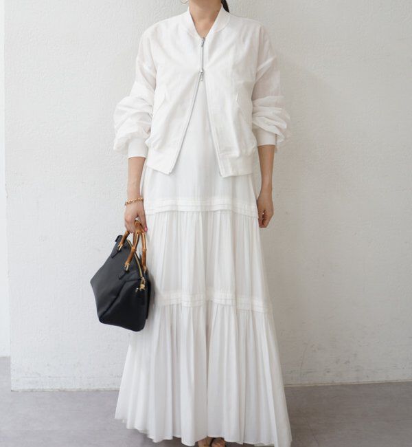  「【PUFRILL/パフリル】袖ギャザーブルゾン」|ベスト・ジレ|