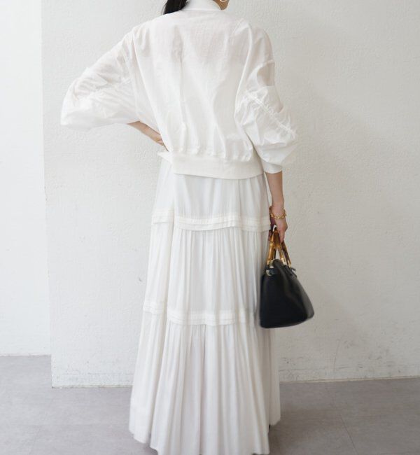  「【PUFRILL/パフリル】袖ギャザーブルゾン」|ベスト・ジレ|