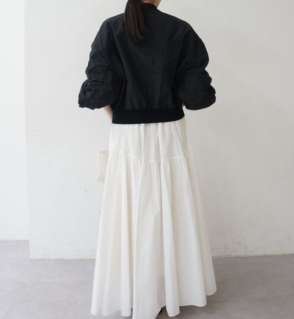  「【PUFRILL/パフリル】袖ギャザーブルゾン」|ベスト・ジレ|