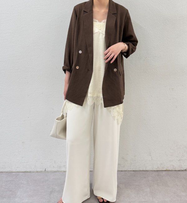  「イージーワイドタックパンツ」|チノ|