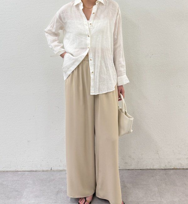  「イージーワイドタックパンツ」|チノ|