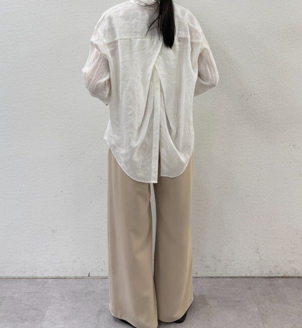  「イージーワイドタックパンツ」|チノ|