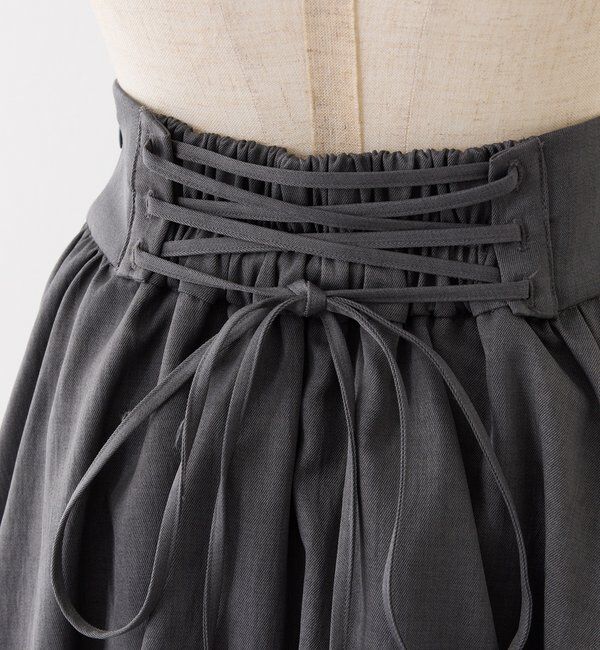  「レース付きバルーンミニスカパン」|スカート|