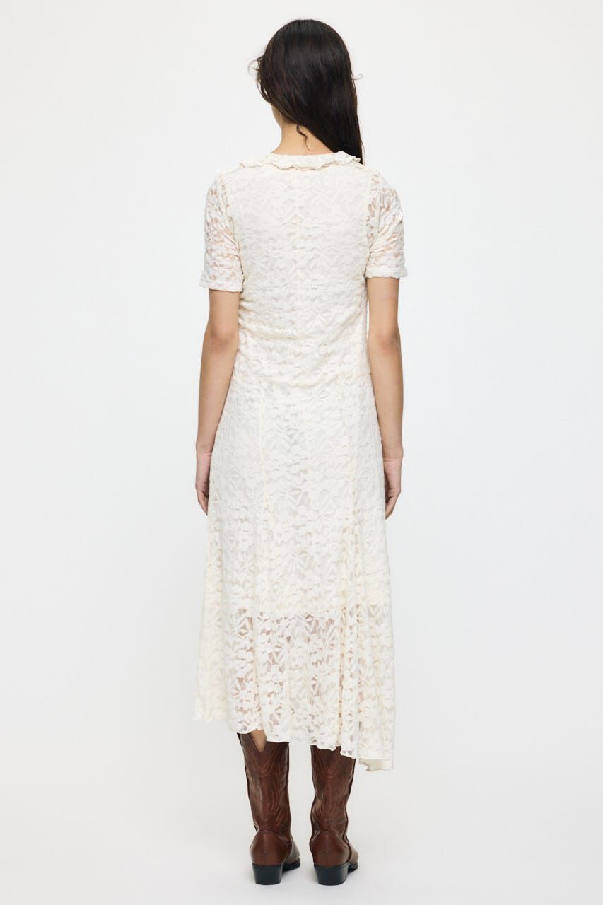 MOUSSY「CUT LACE ASYMMETRY ドレス」|ワンピース|