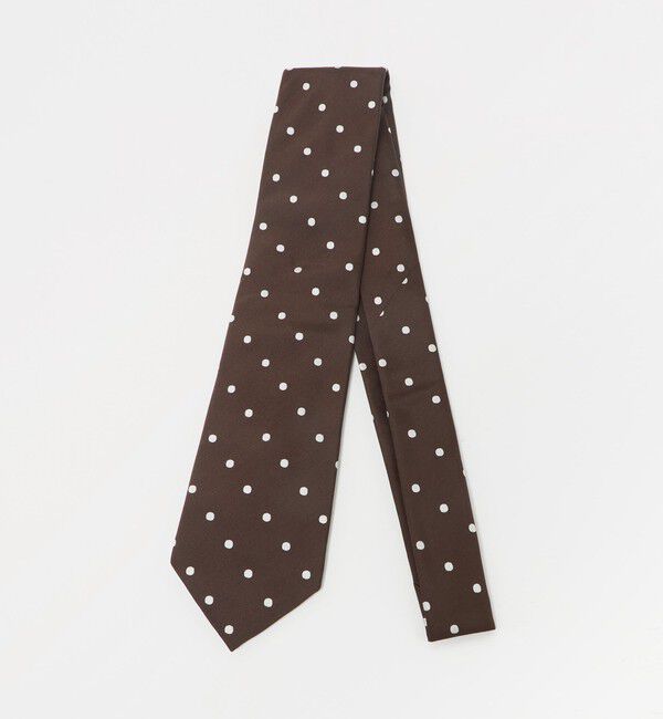 UNITED ARROWS「ミディアム ドット ネクタイ」|ネクタイ・蝶ネクタイ|DK.BROWN