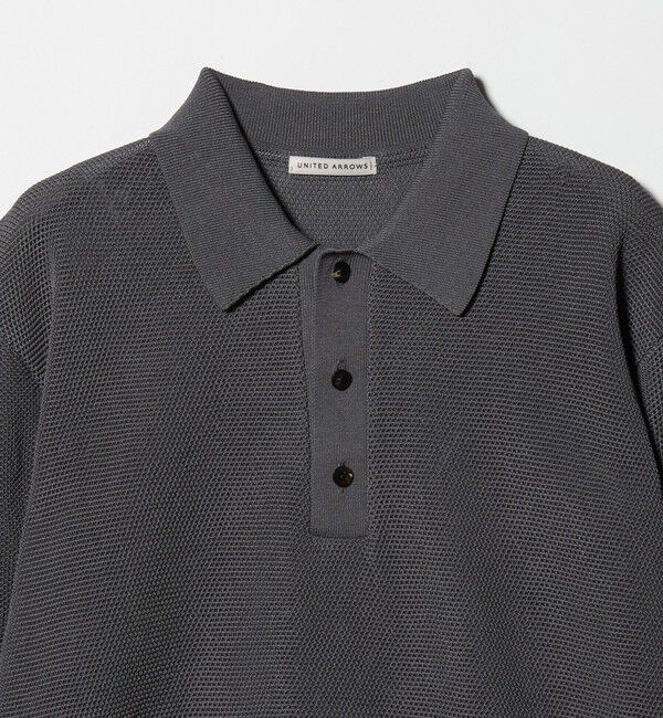 UNITED ARROWS「シャーリーカーン バーズアイ ニットポロシャツ」|ポロシャツ|