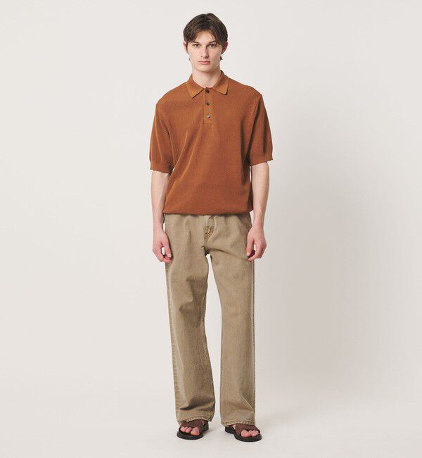 UNITED ARROWS「シャーリーカーン バーズアイ ニットポロシャツ」|ポロシャツ|