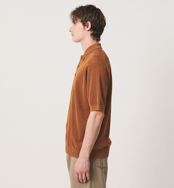 UNITED ARROWS「シャーリーカーン バーズアイ ニットポロシャツ」|ポロシャツ|