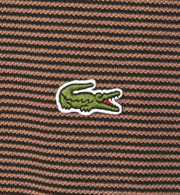 UNITED ARROWS「【別注】＜LACOSTE＞ボーダー クルーネック  Tシャツ」|Tシャツ・カットソー|