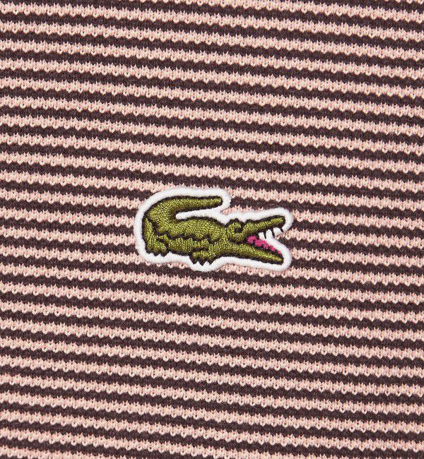 UNITED ARROWS「【別注】＜LACOSTE＞ボーダー クルーネック  Tシャツ」|Tシャツ・カットソー|