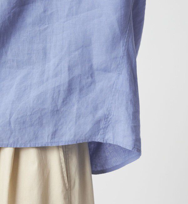 UNITED ARROWS green label relaxing「リネン スキッパー ショートスリーブ シャツ」|シャツ・ブラウス|