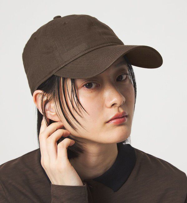UNITED ARROWS green label relaxing「【別注】＜NEW ERA＞920 コットン麻 キャップ」|キャップ・キャスケット|DK.BROWN