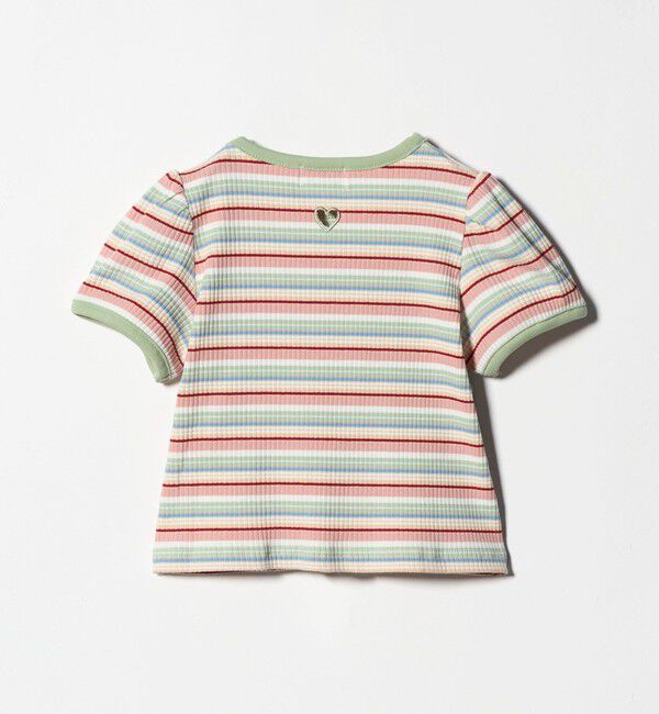 UNITED ARROWS green label relaxing「テレコ マルチボーダー Tシャツ 100cm-160cm」|Tシャツ・カットソー|