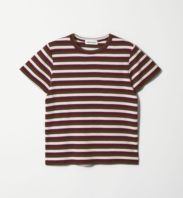 EMMEL REFINES「＜EMMEL REFINES＞EM フライスクルーネック チビTシャツ」|Tシャツ・カットソー|