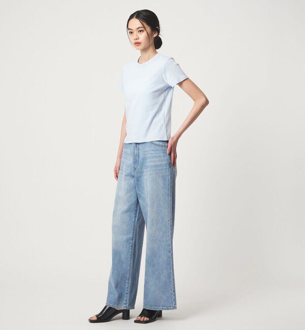 EMMEL REFINES「＜EMMEL REFINES＞EM フライスクルーネック チビTシャツ」|Tシャツ・カットソー|