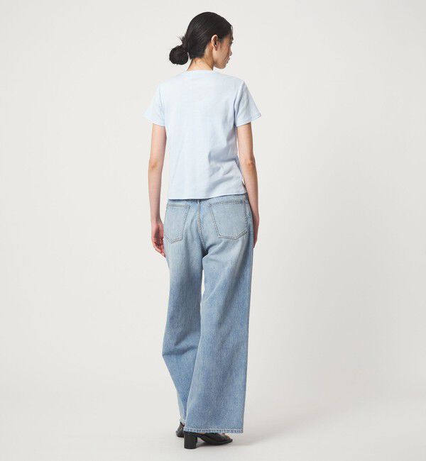 EMMEL REFINES「＜EMMEL REFINES＞EM フライスクルーネック チビTシャツ」|Tシャツ・カットソー|