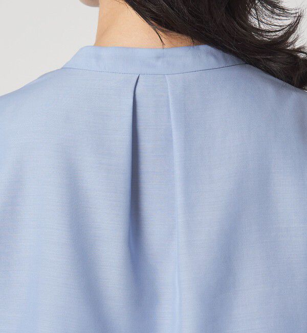 UNITED ARROWS green label relaxing「ヨーク プリーツ ショートスリーブ ブラウス」|シャツ・ブラウス|