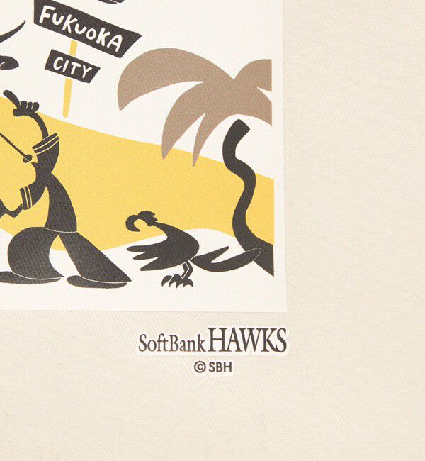 UNITED ARROWS green label relaxing「【別注】＜SoftBank HAWKS＞ アートプリントトートバッグ 」|トートバッグ|