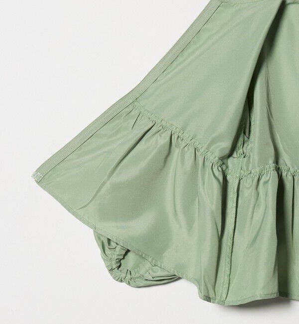 UNITED ARROWS green label relaxing「フリル ギャザーブルゾン / キッズ  100cm-160cm 撥水 UVカット 遮熱」|その他|