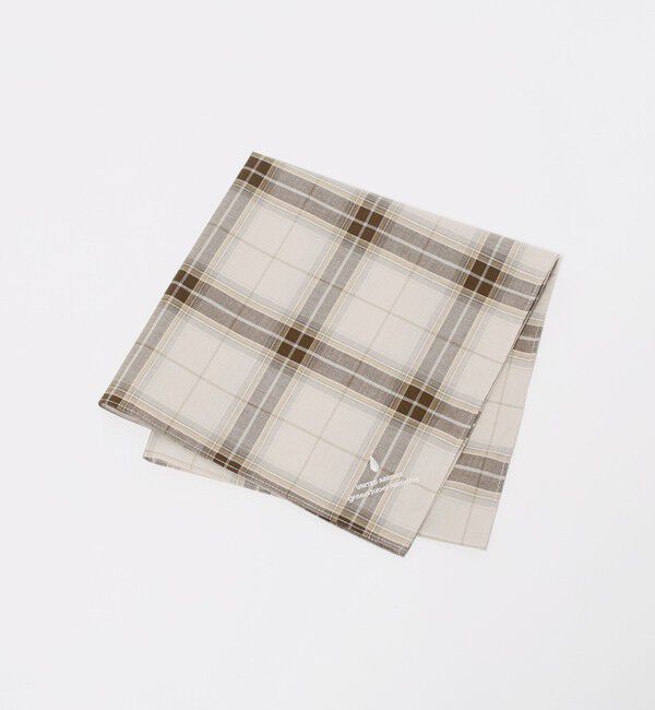 UNITED ARROWS green label relaxing「GLR ファイン エンブロイダリー 刺しゅう ハンカチ」|ハンカチ|NATURAL