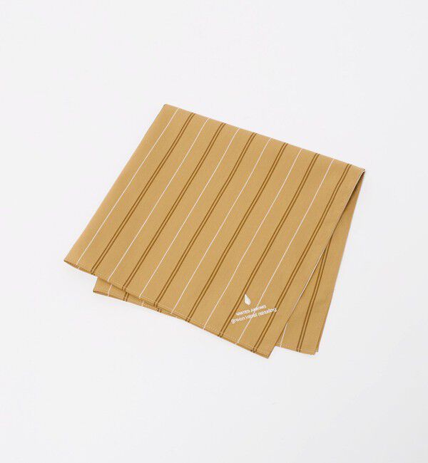 UNITED ARROWS green label relaxing「GLR ファイン エンブロイダリー 刺しゅう ハンカチ」|ハンカチ|MD.BROWN