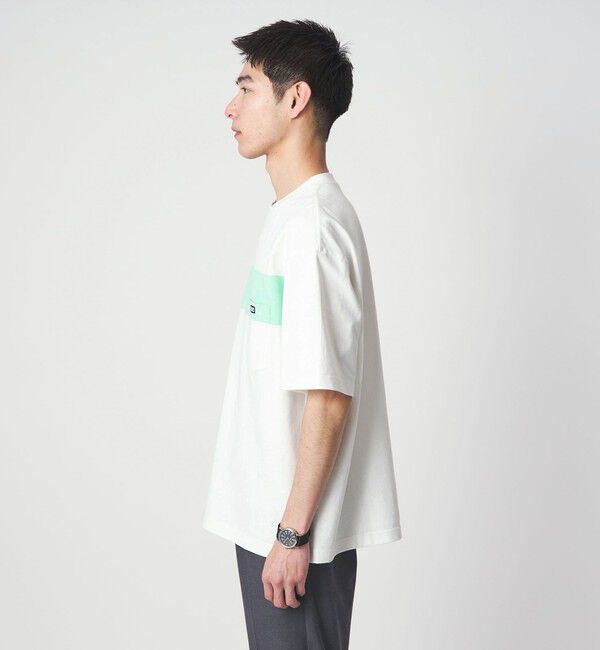 UNITED ARROWS green label relaxing「【別注】＜CHUMS＞GLR ライン ポケット 半袖 Tシャツ」|Tシャツ・カットソー|