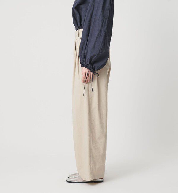 BEAUTY&YOUTH UNITED ARROWS「ナイロンコットン ワイドタックパンツ ウォッシャブル」|その他|