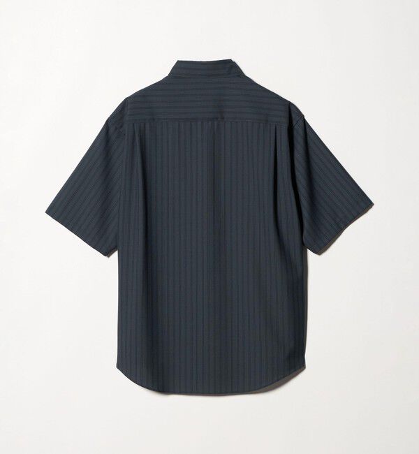 BEAUTY&YOUTH UNITED ARROWS「尾州 ストライプ レギュラー ショートスリーブ シャツ GRANDE TAPERD型 ウォッシャブル MADE IN JAPAN」|シャツ・ブラウス|
