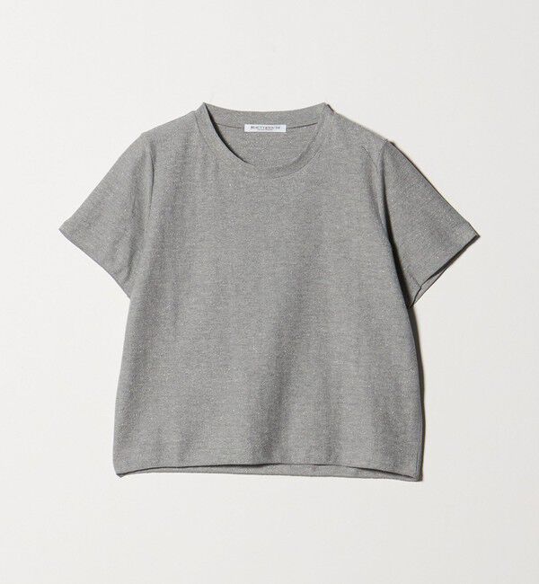 BEAUTY&YOUTH UNITED ARROWS「コットンポリエステル ラメ ショートスリーブ カットソー」|Tシャツ・カットソー|