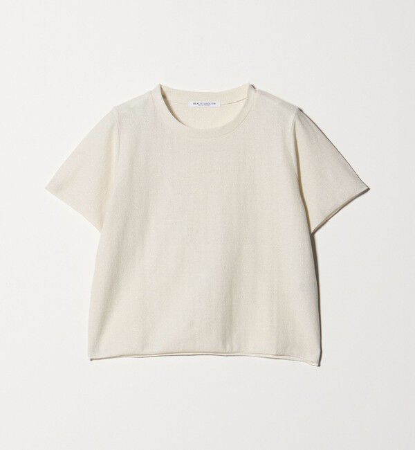 BEAUTY&YOUTH UNITED ARROWS「コットンポリエステル ラメ ショートスリーブ カットソー」|Tシャツ・カットソー|NATURAL