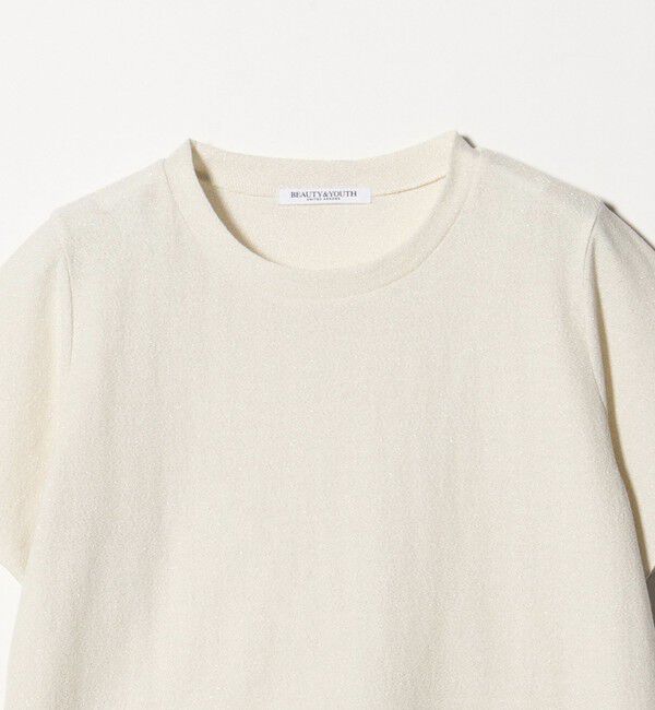 BEAUTY&YOUTH UNITED ARROWS「コットンポリエステル ラメ ショートスリーブ カットソー」|Tシャツ・カットソー|