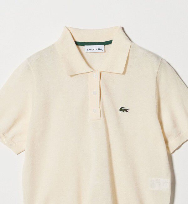 BEAUTY&YOUTH UNITED ARROWS「＜LACOSTE＞ラメニット ポロシャツ」|ポロシャツ|