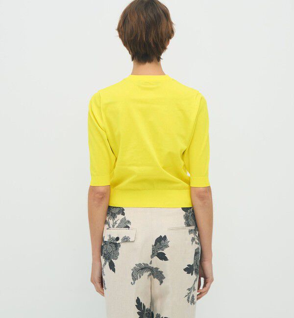 CABaN「ファインポリエステル ハーフスリーブポケットカーディガン」|カーディガン|