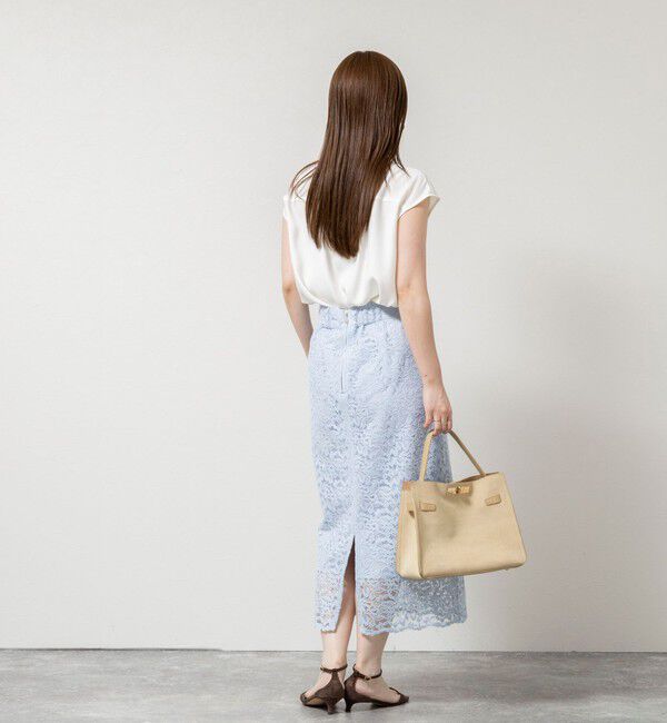 NOLLEY'S sophi「ウォッシャブルストレッチジョーゼットフロントラッフルブラウス」|シャツ・ブラウス|