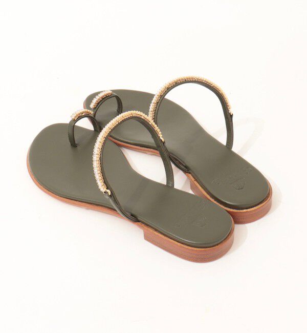 NOLLEY'S「【il Sandalo of capri/イル サンダロ オブ カプリ】フィンガーフックフラットサンダル」|サンダル|