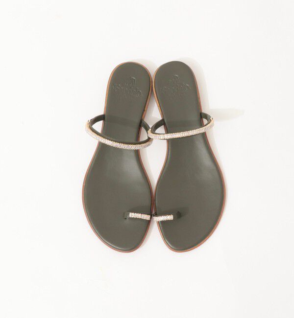 NOLLEY'S「【il Sandalo of capri/イル サンダロ オブ カプリ】フィンガーフックフラットサンダル」|サンダル|