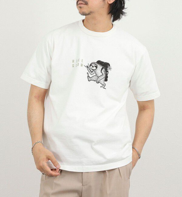 NOLLEY'S goodman「別注 ナマケモノ プリントTシャツ 26SS」|Tシャツ・カットソー|